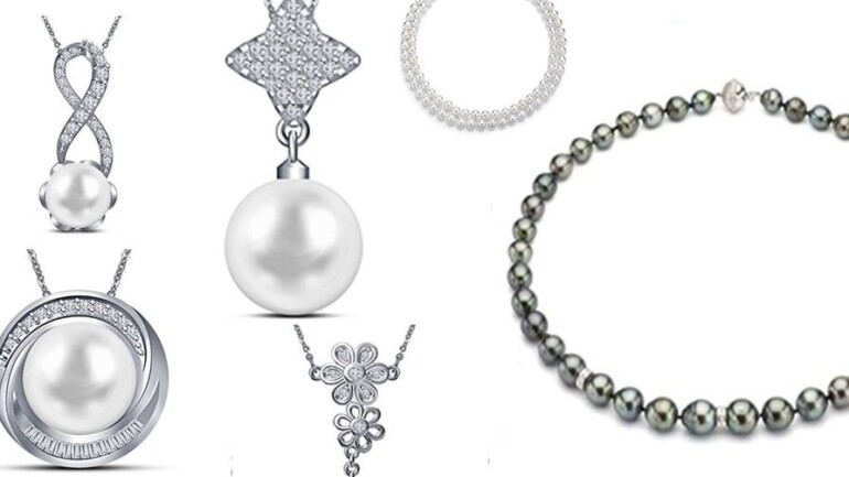 7 Exceptional Pearl and Diamond Necklace Only For Fashionable Girls.